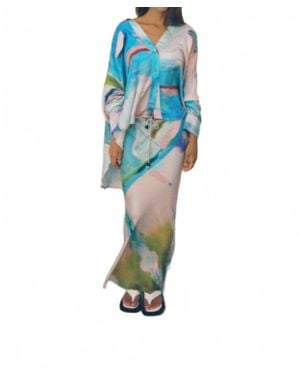 Kinga Csilla Sanctum Chalm Shirt - Blue