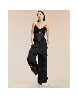 Cynthia Rowley Kim Cargo Pants - Black
