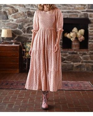 April Cornell Adelina Smocked Dress - Multicolor