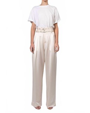 NonChalant Label Rhett Pant - White