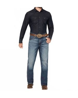 Wrangler Retro Slim Fit Bootcut Jeans - Blue