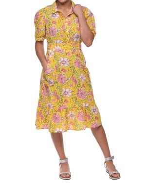 Tulip Clothing Marion Dress - Yellow