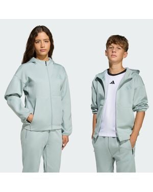 adidas Kids' Z. N.E. Full-Zip Hooded Track Jacket - Blue