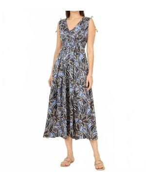 Omika Rosalita Midi Dress - Blue