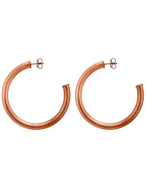 Sheila Fajl Arlene Large Hoops - Brown