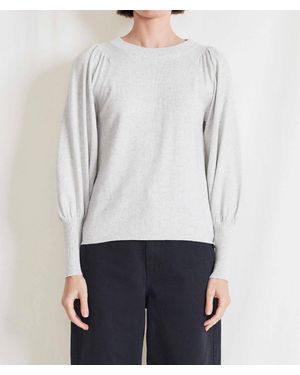 Apiece Apart Eco Dewi Puff Sleeve Crew Top - White