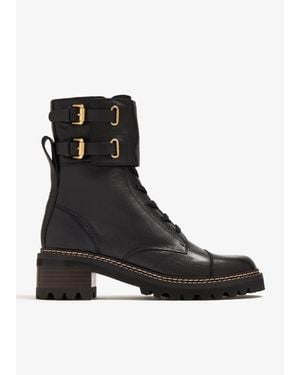 See By Chloé Mallory Ankle Boots - Black
