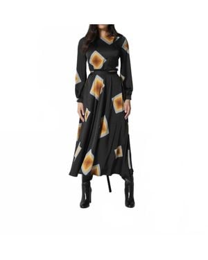 Anonyme Donatella Mike Shine Longdress - Black