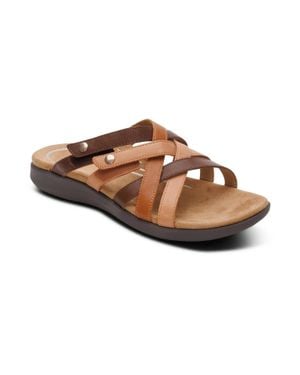 Aetrex Kasey X Strapslide Sandal - Brown