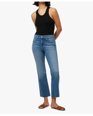 Joe's Jeans Callie High Rise Cropped Boot Cut Jeans - Blue