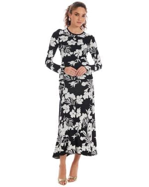 Allison Floral Rita Top - White