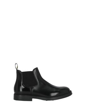 Doucal's Horse Leather Chelsea Boots - Black