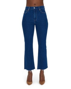 Pistola Lennon High Rise Crop Jean - Blue