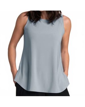 Sympli Sleeveless Go To Classic T Relax Top - Blue