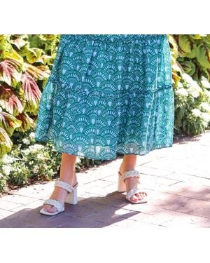 marie Norah Midi Skirt Dress - Blue