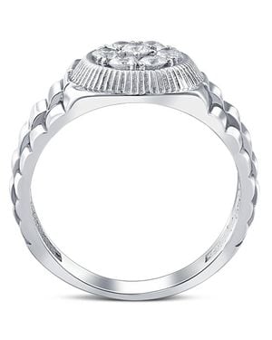 Pompeii3 3/4 Ct T. W. Diamond Ring 14K Lab Grown - Blue
