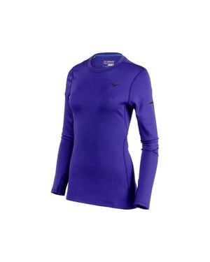 Mizuno Breath Thermo Long Sleeve Top - Purple