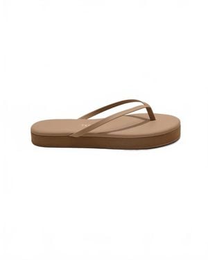 TKEES Lily Platforms Sandals - White