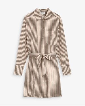 Grace & Mila Visery Shirt Waist Dress - Natural