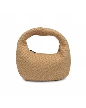 Sol And Selene Dream Small Woven Neoprene Hobo Bag - Metallic