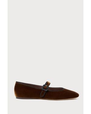 Loeffler Randall Ginger Mary Jane Flat - White