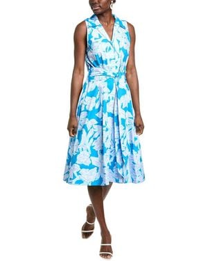 Natori Misty Floral Maxi Dress - Blue