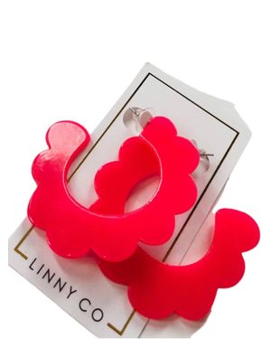 LINNY CO Margo Earring - Red