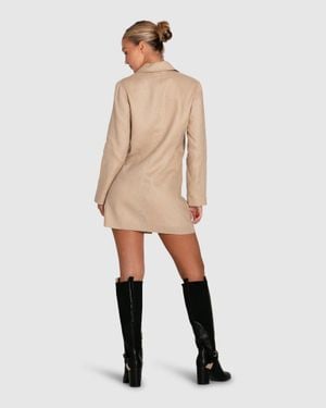 Belle & Bloom Princess Anna Blazer Dress - Natural