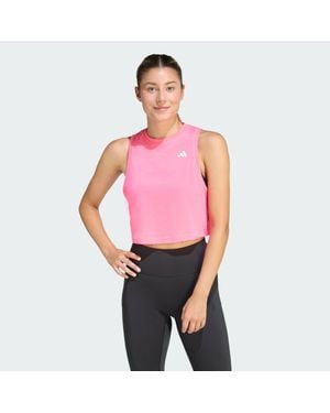 adidas Train Essentials Boxy Workout Tank Top - Red