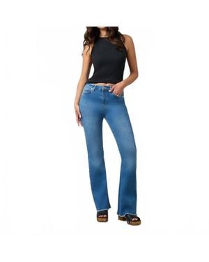 Lola Jeans Alice High Rise Flare Jeans - Blue