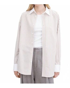 Filippa K Cotton Tuxedo Shirt - White
