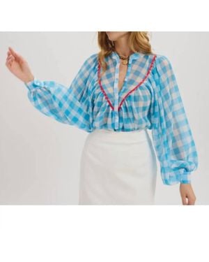 LeLe de Baltzac Edith Blouse - Blue
