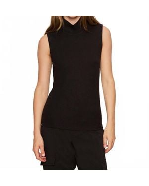 Sanctuary Essential Mock Neck Top - Black