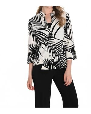 FRANK LYMAN Linen Jacket - Black