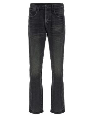Purple 'P005 Double Dip Coated' Jeans - Gray