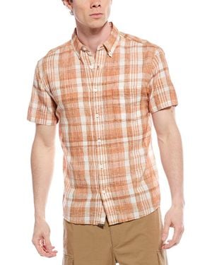 Billy Reid Tuscumbia Standard Fit Shirt - Natural