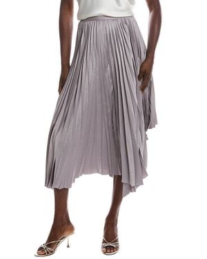 BOSS Boss Vlantel Pleated Midi Skirt - Purple