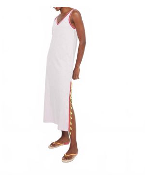 Lisa Todd Tassel Toss Dress - White