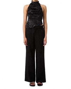 Third Form Elemental Ruched Top - Black