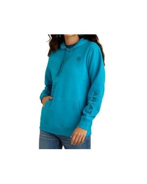 Ariat Logo Hoodie - Blue