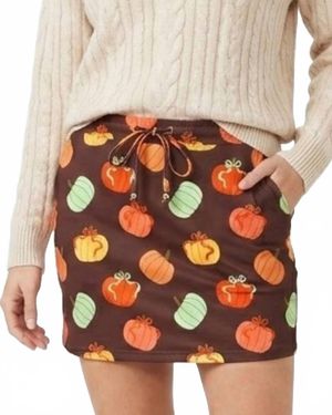 Jess Lea Pumpkin Chic Skort - Multicolor