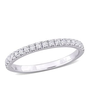 Created Forever 1/3Ct Tw Lab-Grown Diamond Semi-Eternity Anniversary Band - White