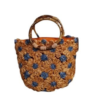 Serpui Baby Soraia Daisy Mini Bag - Brown