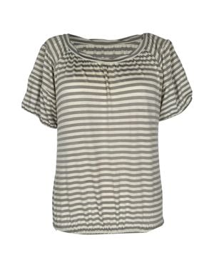 Moschino Cheap And Chic Striped Blouse - Gray
