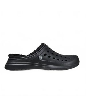 JoyBees Cozy Lined Clog - Black