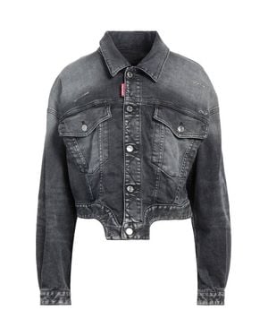 DSquared² Raw Cut Jean Denim Jacket - Gray