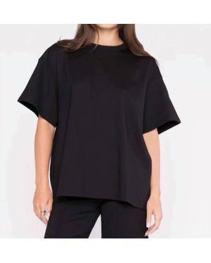 Ripley Rader Ponte Knit Big Shirt - Black