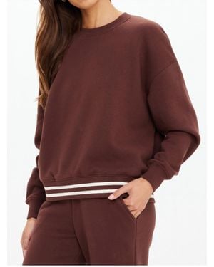 The Upside Toluca Lisel Crewneck Sweater - Red