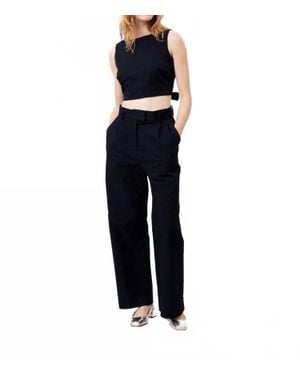 FRNCH Albane Woven Pants - Blue