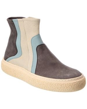 Arche Edexya Leather High-Top Bootie - Brown